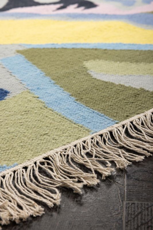 Индийский ковер из шерсти Carpet «KILIM COLORS» JHD-7212 90 x 150 см фото 2