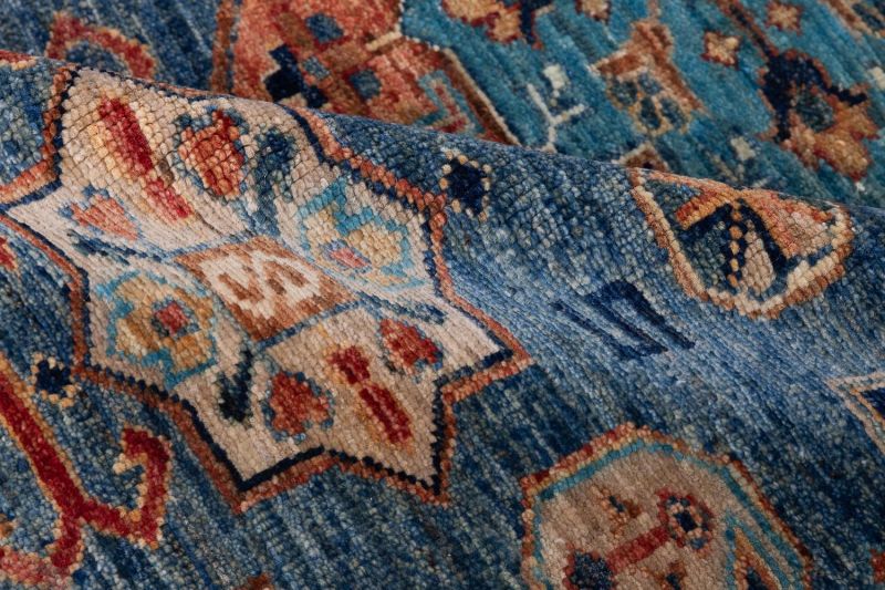 Пакистанский ковер из шерсти Carpet «KAZAK ROYAL» 231682-GREY-GREY 279 x 379 см