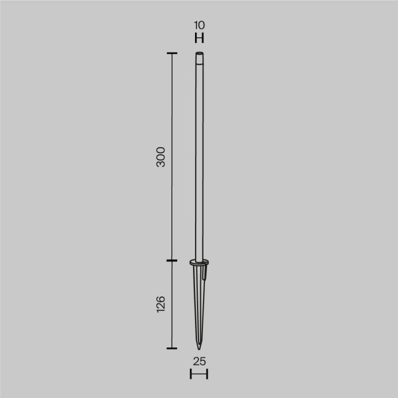 Ландшафтный светильник Maytoni Spear O441FL-L1GF3K фото 9