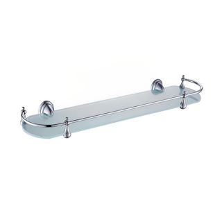 Полка стеклянная Haiba HB1507 хром