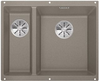 Кухонная мойка Blanco Subline 340/160-U 523565 серый беж
