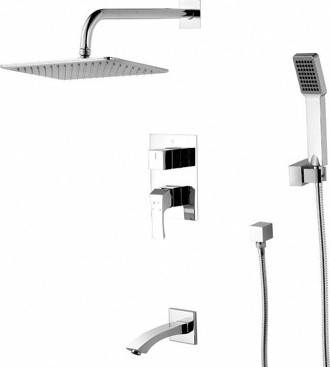 Душевой комплект Lemark Unit LM4522C с внутренней частью фото 1