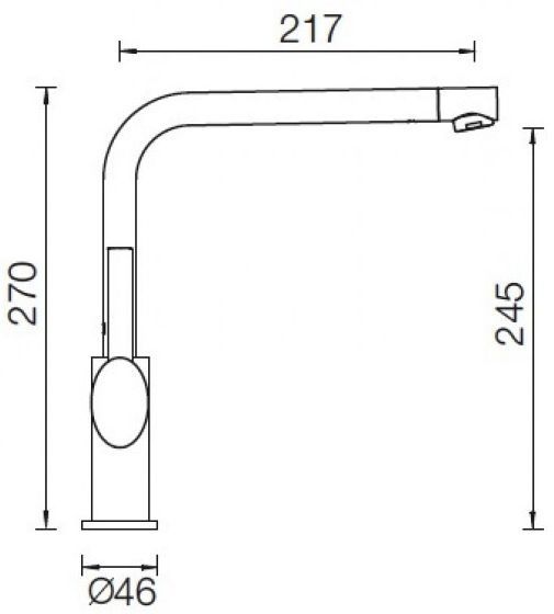 Смеситель Schock Nimbus Chr 710084