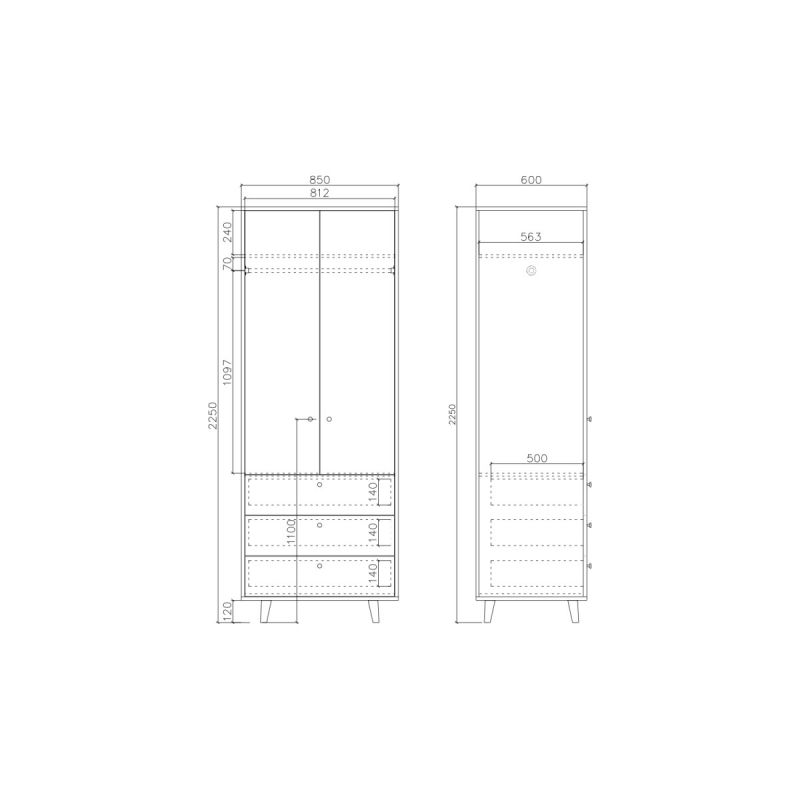 Шкаф The IDEA Twin BD-1964485