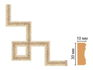Декоративный угловой элемент Decomaster 165-3-281 (300*300мм)