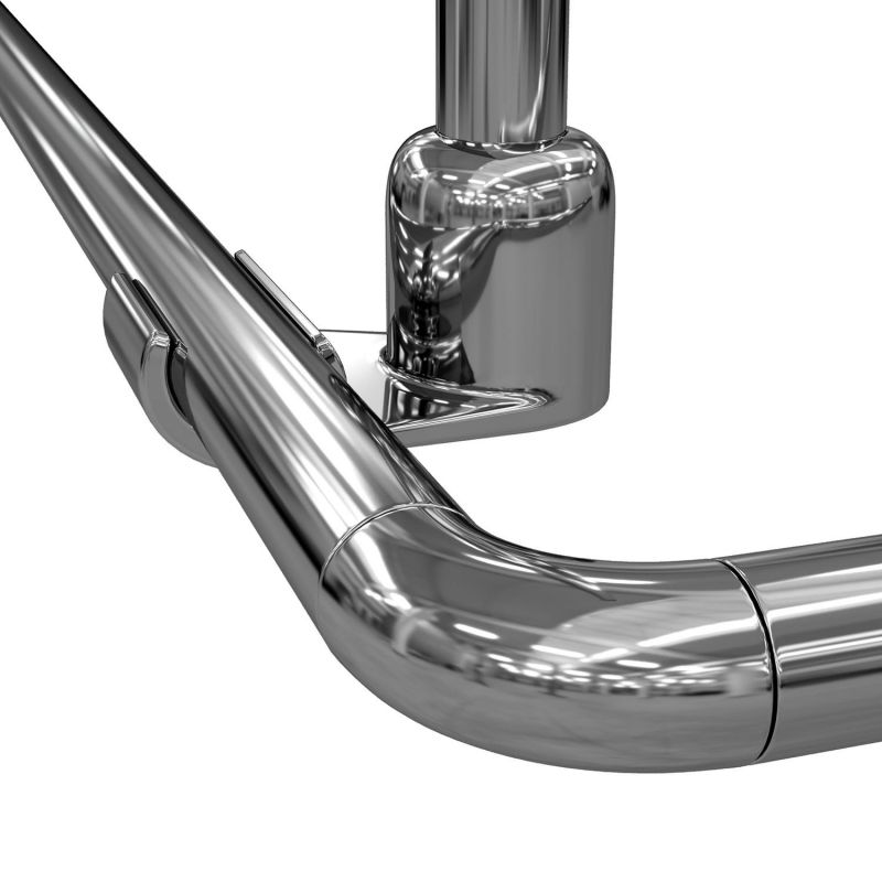 Карниз угловой для ванной WasserKRAFT Dinkel SC-469018 180 см фото 3