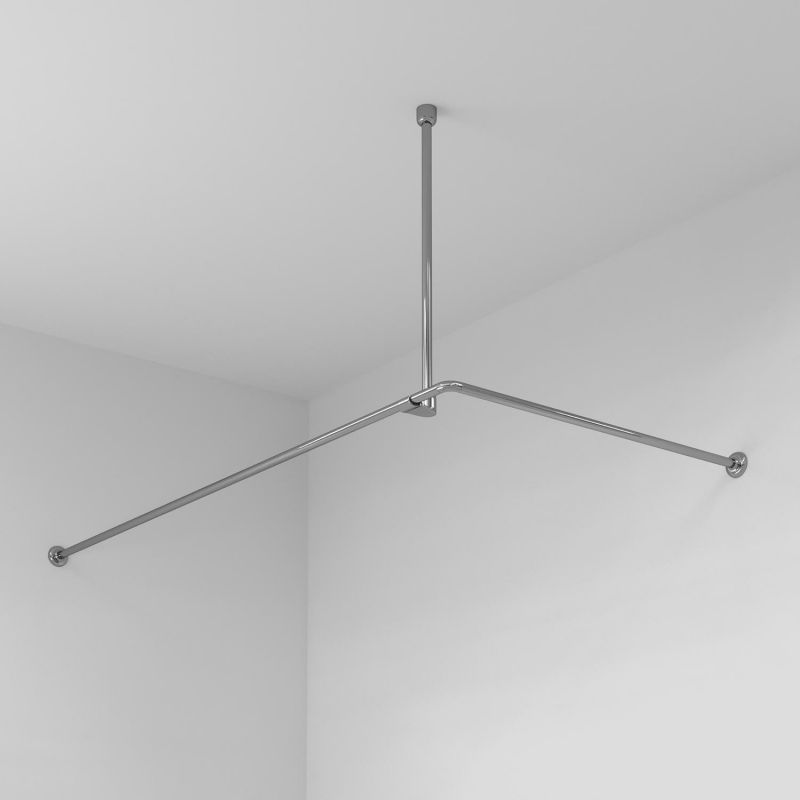 Карниз угловой для ванной WasserKRAFT Dinkel SC-469018 180 см фото 4