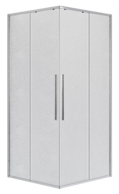 Душевой уголок Niagara Nova NG-3623-34, 90х90 см, профиль хром, стекло шиншилла, L фото 1