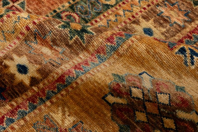 Пакистанский ковер из шерсти Carpet «KAZAK ROYAL» 222560-GLD-GLD 405 x 519 см