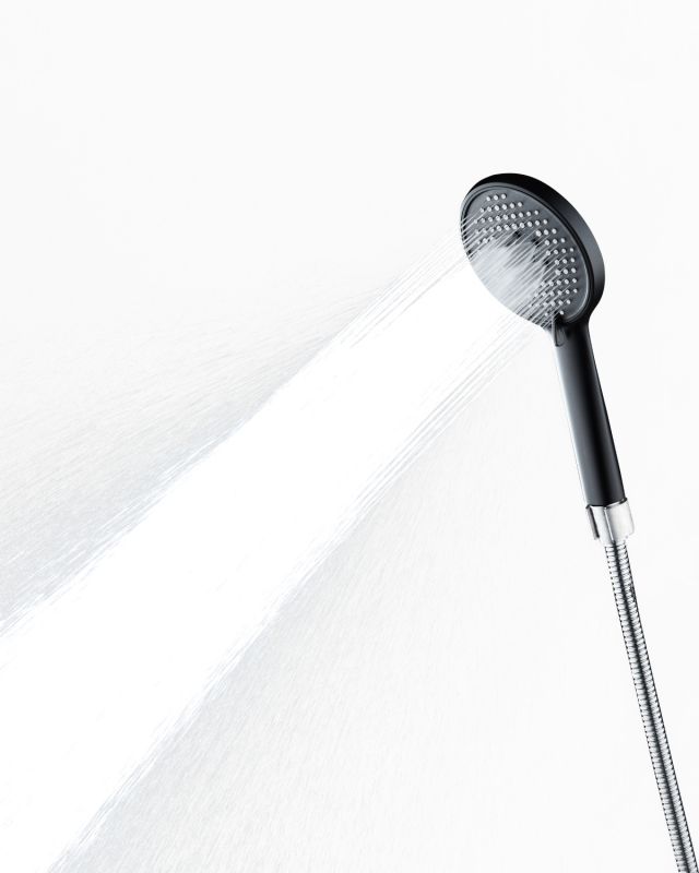 Душевой гарнитур Orange O-Shower OS713b черный фото 4