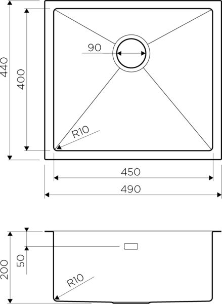 Кухонная мойка Omoikiri Taki 54-U/IF-IN 4973046 фото 4