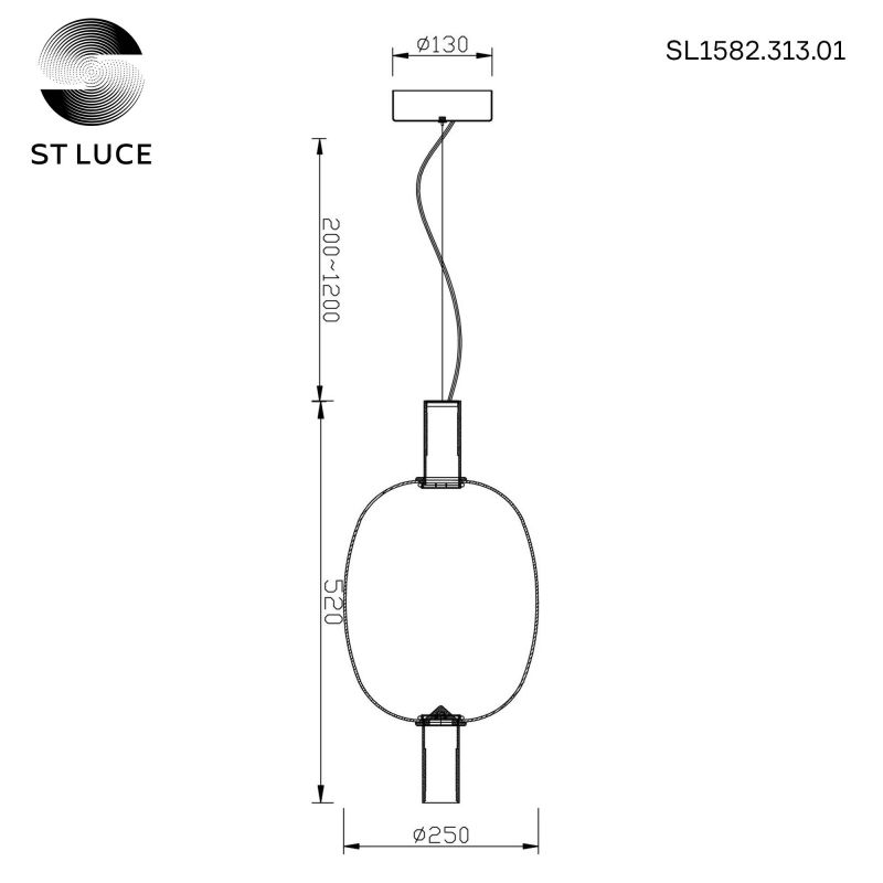 Светильник подвесной ST-Luce ALLENORE SL1582.313.01 фото 11