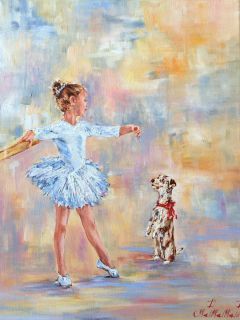 Картина "Урок балета" Маливани Диана