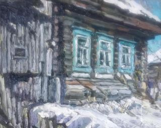 Картина "Конец зимы" Ягужинская Анна