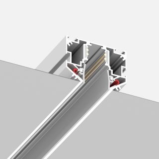 Шинопровод 48 под натяжной потолок ST-Luce Skyline 48 ST039.529.00, белый, длина 2000 мм