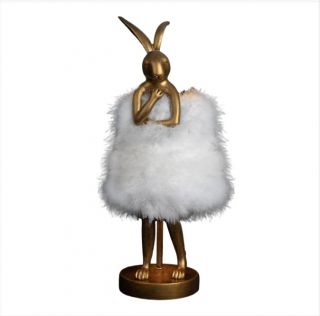 Настольная лампа LOFT IT Lapine 10315/A White fluff