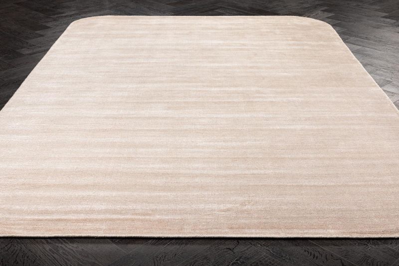 Индийский ковер из шерсти и арт-шёлка Carpet «MURUGAN SHAPE» PLAIN-BGE-AJ12/G145 165 x 233 см