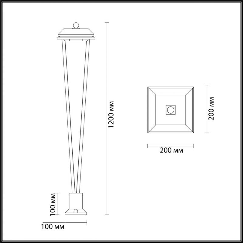 Уличный светильник Odeon Light NATURE 6655/12GA3 фото 2