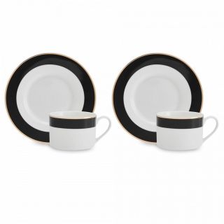 Набор из 2-х чайных пар Kitchen Craft Mikasa Luxe Deco BD-3143555