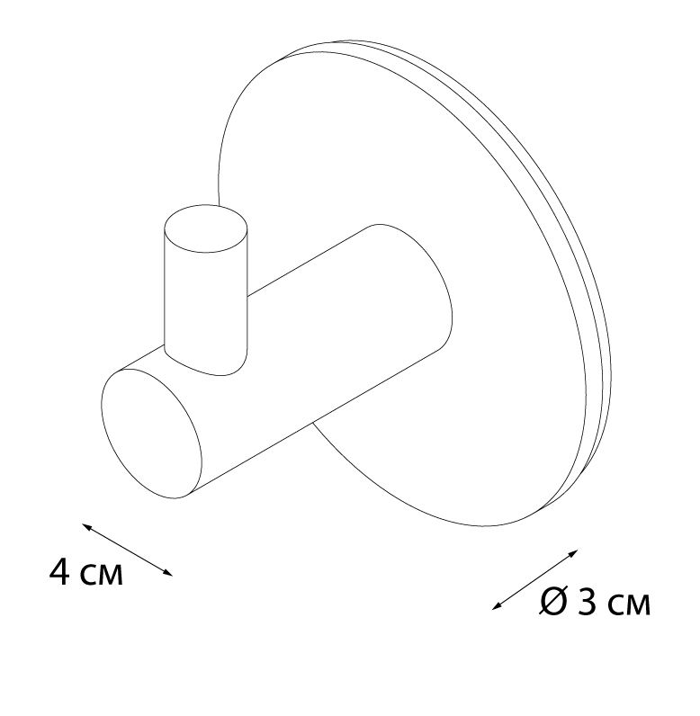 Крючок Fixsen 3М FX-558B фото 2