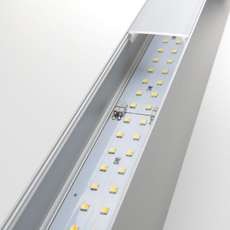 Линейный светодиодный накладной двусторонний светильник Elektrostandard 103см 40Вт 3000К матовое серебро 101-100-40-103