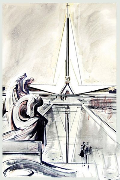 Картина "Коллекция «Проект: Архитектура» - 53/88" Юрий Чистяков