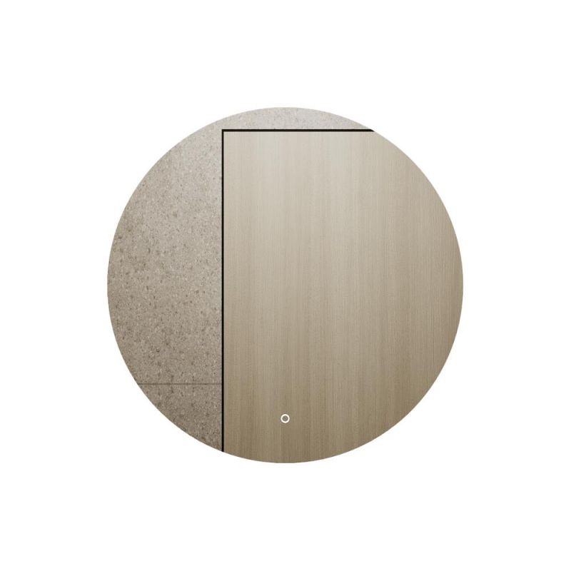 Зеркало безрамное с теплой подсветкой GENGLASS RAUNTEL NF LED M BD-2374122, с сенсорным выключателем фото 1