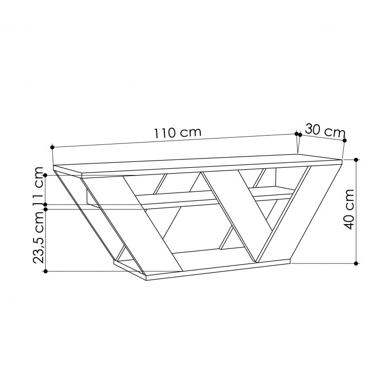 ТВ тумба PIPRALLA Leve LEV00390