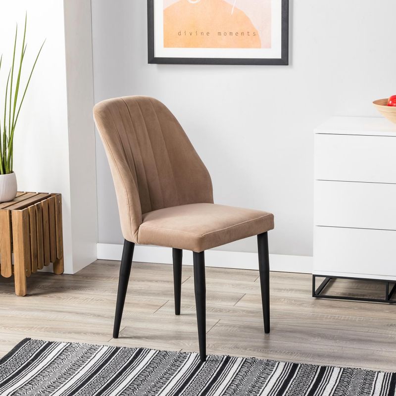 Стул R-Home Alen Diag бежевый 410127140h_Diag бежевый_черный фото 12