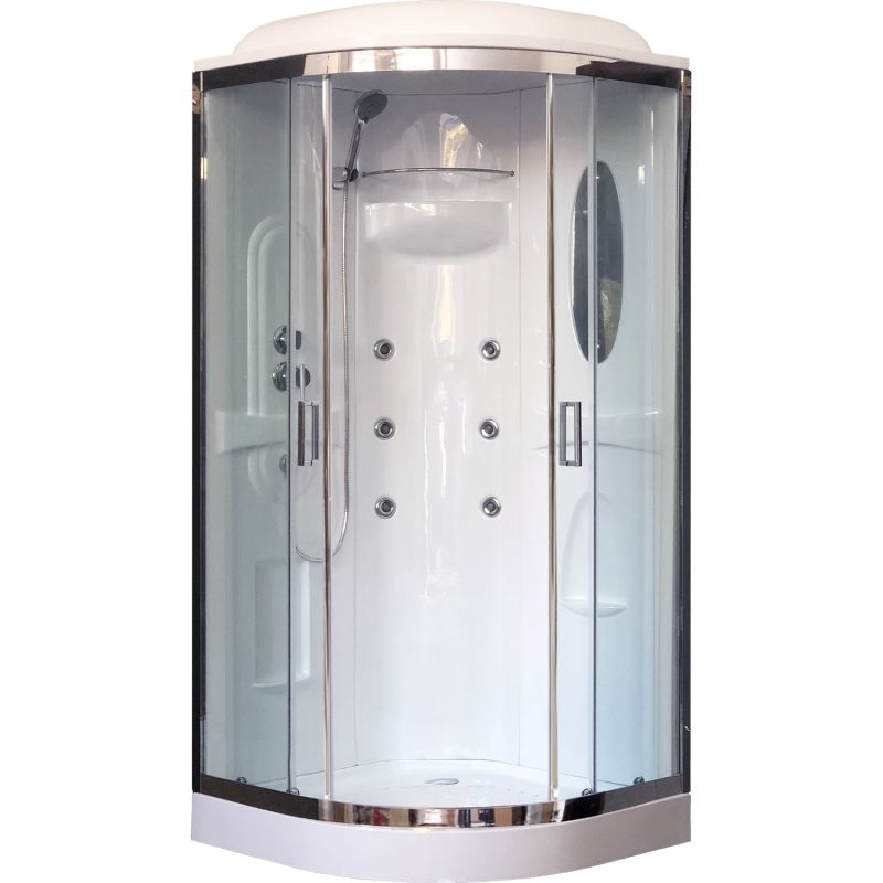 Душевая кабина Royal Bath RB90HK2-T-CH 90x90 фото 5