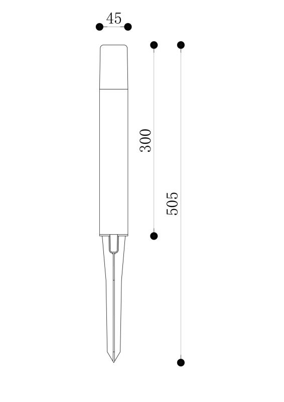 Уличный фонарь Maytoni Talpa O416FL-L3B3K1 фото 6