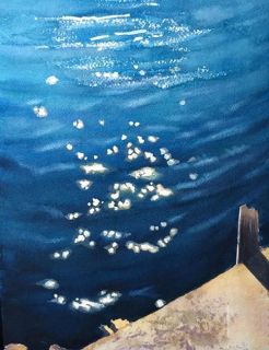 Картина "Немного солнца в холодной воде" Ирина Гвоздецкая