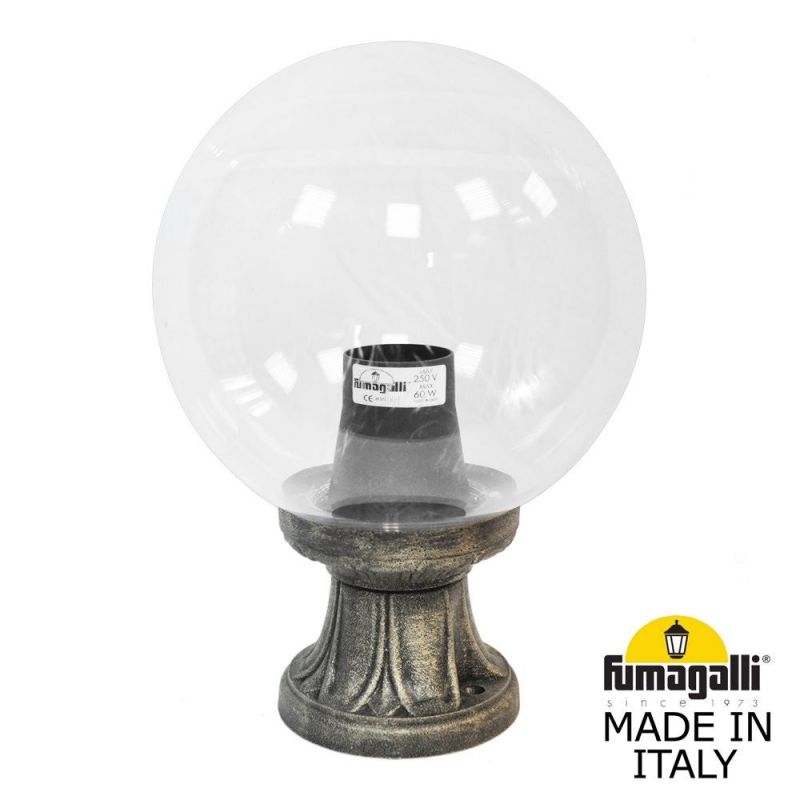 Ландшафтный фонарь Fumagalli GLOBE 250 бронза, прозрачный G25.110.000.BXF1R