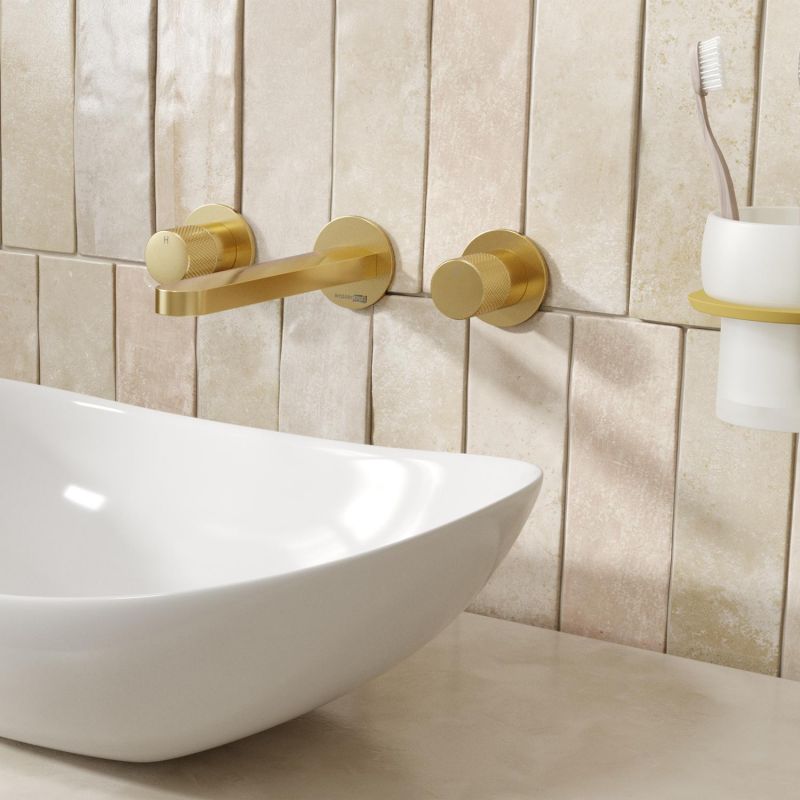 Встраиваемый смеситель для раковины WasserKRAFT Schunter 8245 золото фото 5