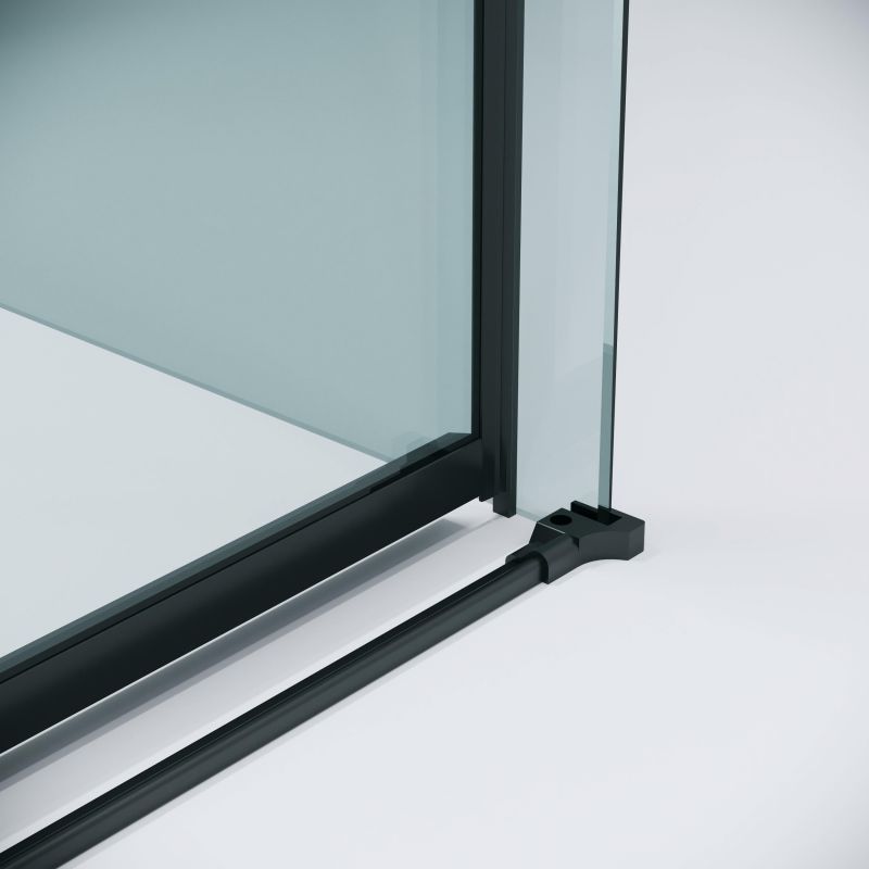 Душевой уголок Grossman Classic 120.K33.04.1490.21.00, 140х90 см, профиль черный матовый, стекло прозрачное фото 7