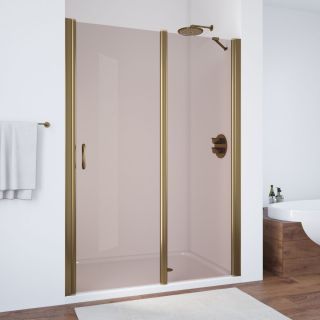 Душевая дверь Vegas Glass EP-F-1 125 05 05 R, профиль бронзовый, стекло тонированное