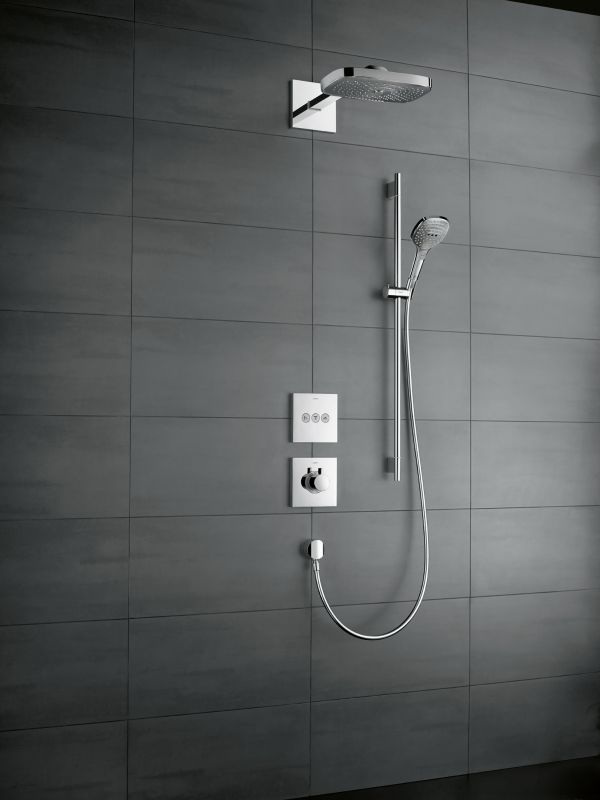 Переключатель потоков Hansgrohe ShowerSelect Trio/Quattro 15764000 на три потребителя