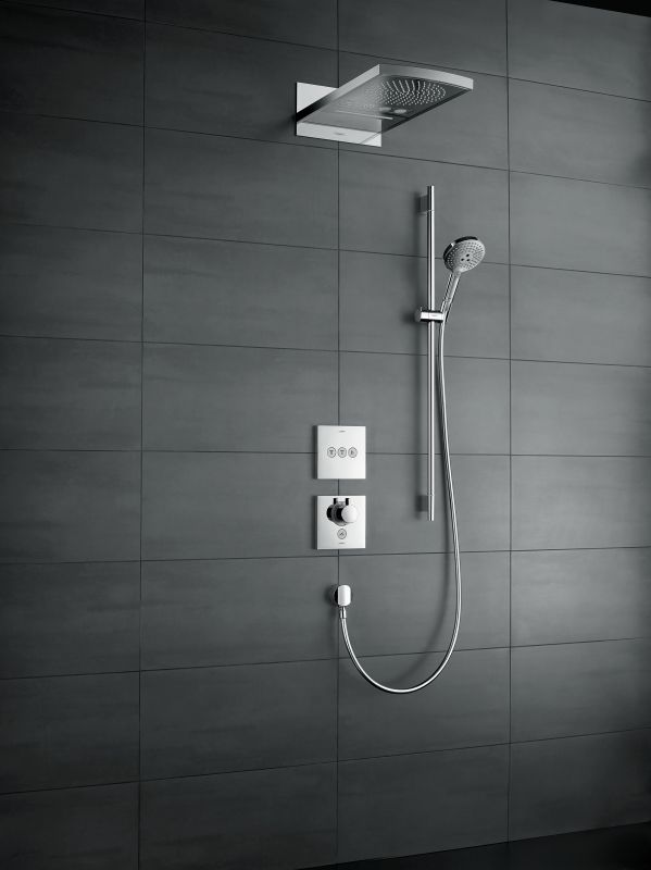 Переключатель потоков Hansgrohe ShowerSelect Trio/Quattro 15764000 на три потребителя