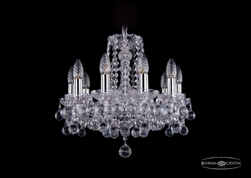 Подвесная люстра Bohemia Ivele Crystal 1402/10/141 Ni Balls