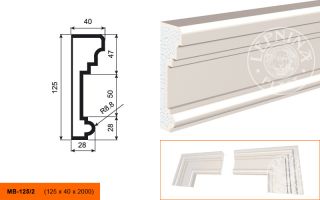 Молдинг Lepninaplast МВ-125/2