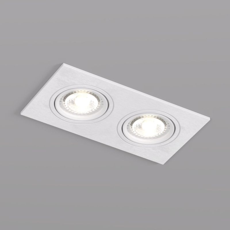 Встраиваемый светильник Denkirs DK3020WW IP 20, 10 Вт, GU5.3, LED, белый, пластик DK3022-WH фото 2