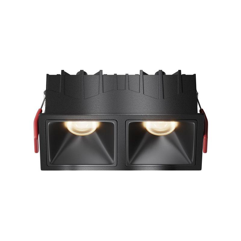 Встраиваемый светильник Maytoni Alfa LED 3000К(теплый) 20W DL043-02-10W3K-SQ-B-1 фото 1