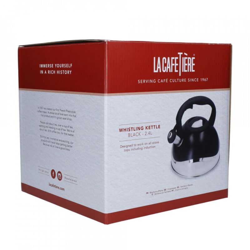 Чайник наплитный со свистком 2.4 л Kitchen Craft La Cafetiere BD-3143623 фото 2