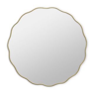 Зеркало Art Mirror в тонкой раме Fancy S Gold Smal BD-3148690