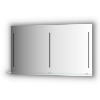 Зеркало с полочкой 130 с 3-мя встроенными LED-светильниками 16,5 W 130x75 Evoform LEDLINE-S BY 2169