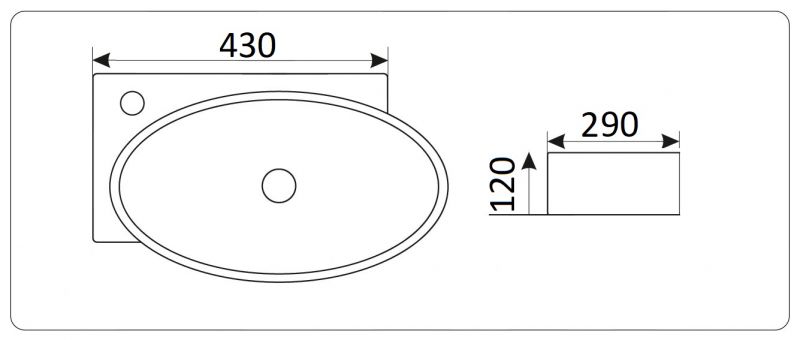 Раковина CeramaLux N 9100R