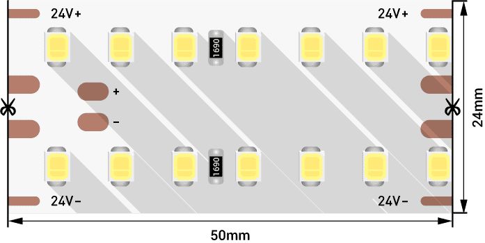 Лента светодиодная DesignLed 24V 25W IP33 4000 00-00003246 фото 1