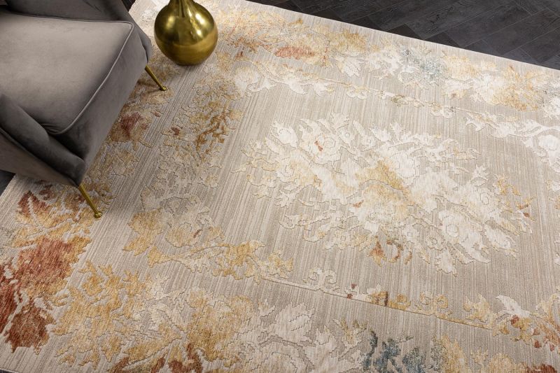 Турецкий ковер из полиэстера Carpet «WOOL EFFECT» TP24A-BGE 240 x 330 см фото 8