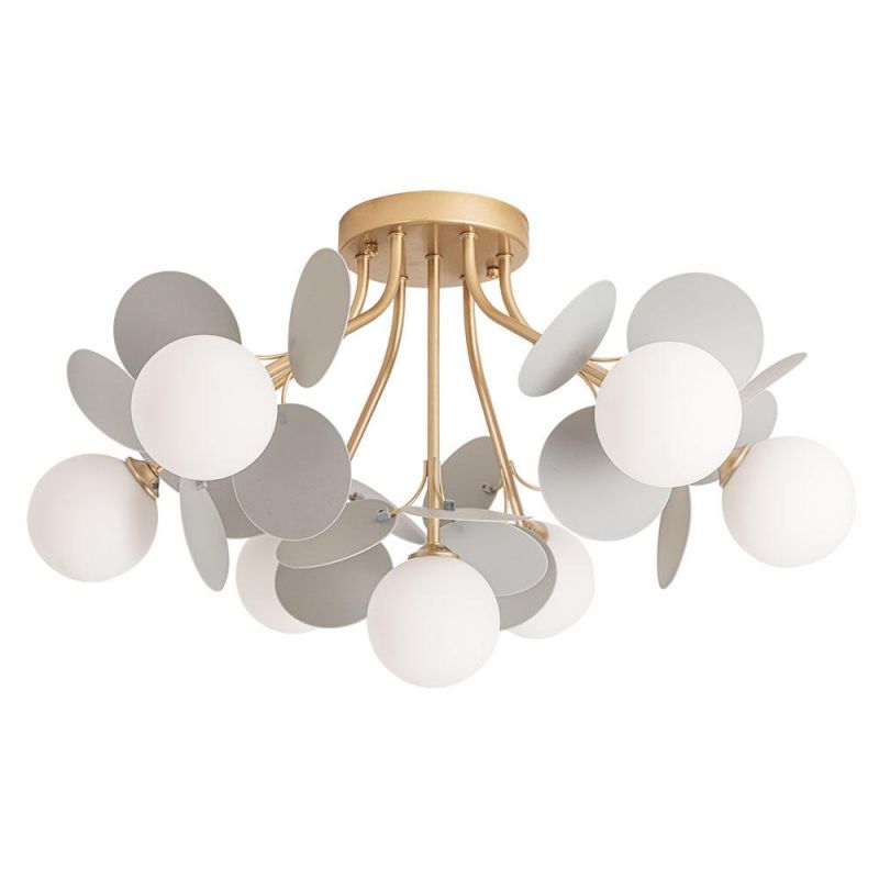 Потолочная люстра Arte Lamp PEACOCK G9 40W A1369PL-7GY фото 1