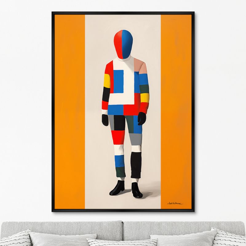 Репродукция картины ArtNoMore на холсте Harlequin The Modernist, 2024г. фото 1